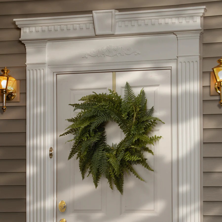 36 in. Fern Spring Wreath